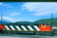 CNR 5410 SD-50F, Jasper, AB, 06/86; Kodachrome Original