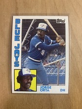 1984 Topps Baseball Card #312 - Jorge Orta (Toronto Blue Jays)