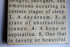 Sign "Dreams" 11 1/2" square, Black Lettering on Cream — photo 3