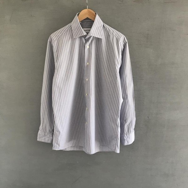 Men Sartoria Italiana Shirt Multicolor Cotton 42 /