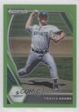 2021 Panini Prizm Draft Picks Lime Green Prizm /75 Travis Adams #PDP189