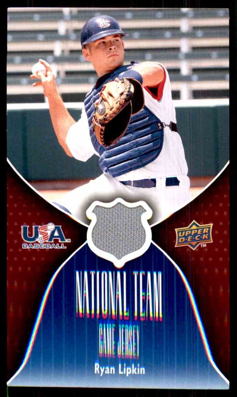 2009 Upper Deck USA National Team Jerseys Ryan Lipkin Jersey #RL