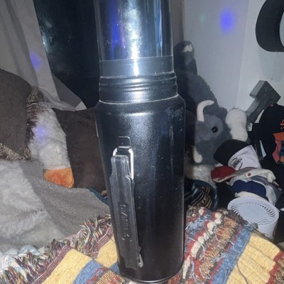 Vintage Stanley Aladdin A-944DH Black Steel Quart Thermos Bottle
