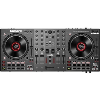 Numark NS4FX Serato DJ-Controller 4-Kanal 6 Zoll Jogwheels 8 Pads | NEU