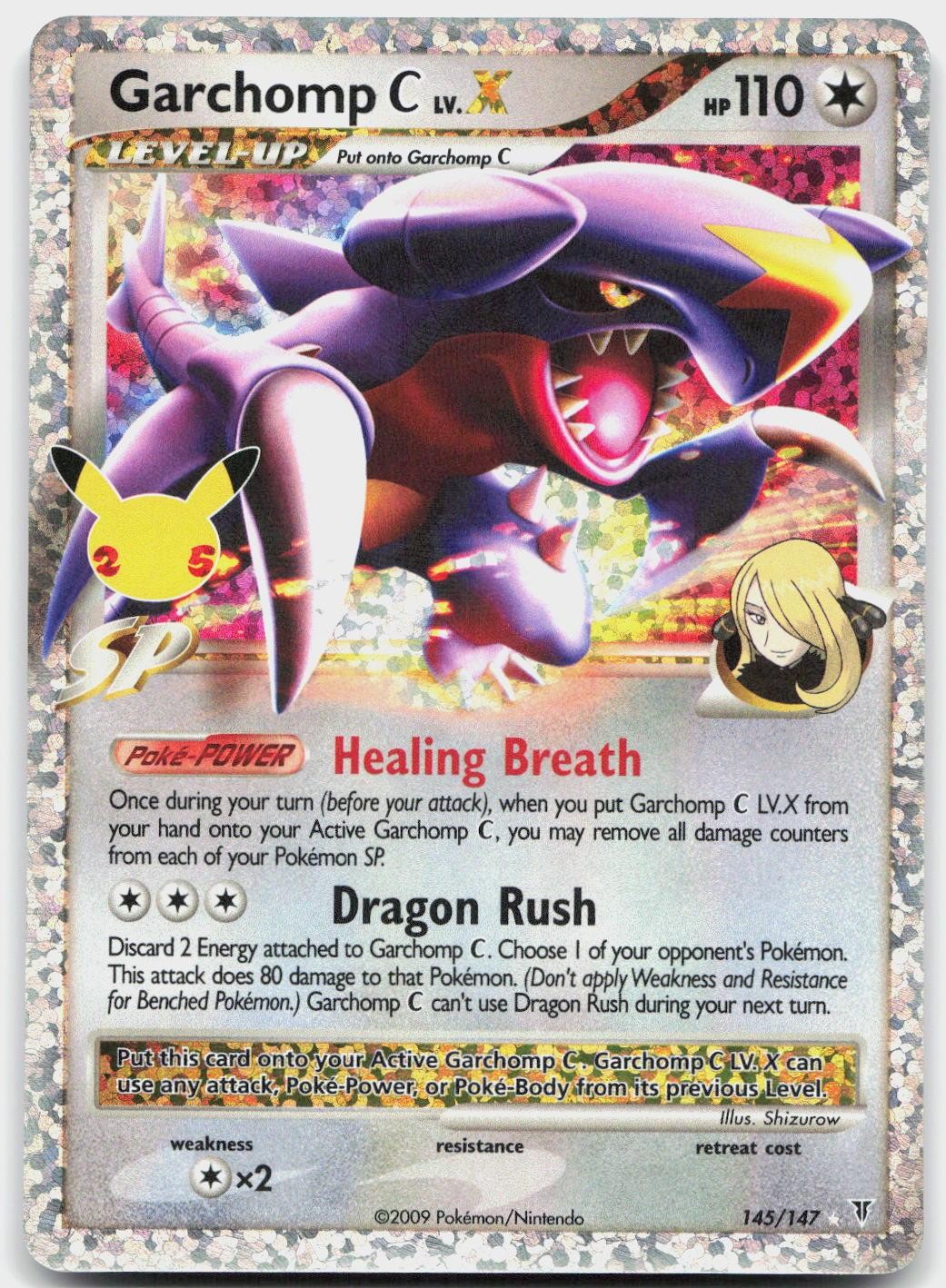 Garchomp C LV.X 145/147 Celebrations: Classic Collection Pokemon NM