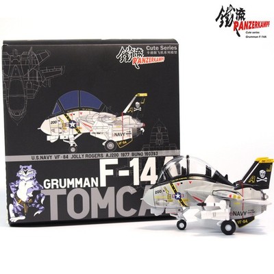 F14 fighter jet F-14A AJ200 VF84 Pirate Flag Squadron alloy finished model hot