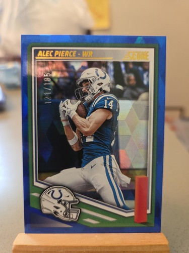 ALEC PIERCE 2025 Panini Score Blue Cubic #/185 - Picture 2 of 3