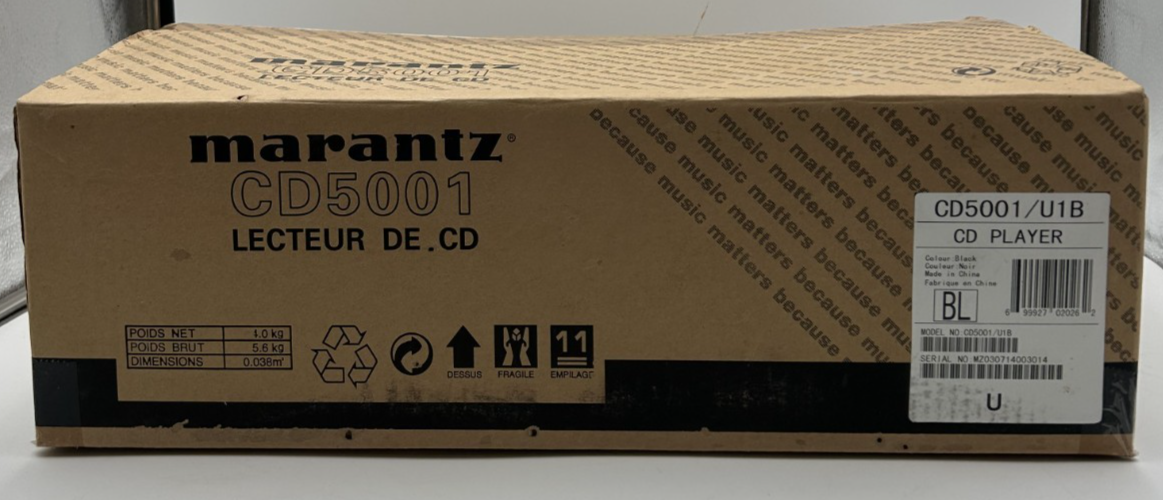 Marantz CD5001 CD Player for sale online | eBay