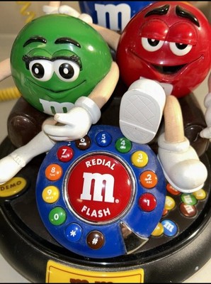 M&M's Animated Phone Working Landline Collectible MM Phone Vintage