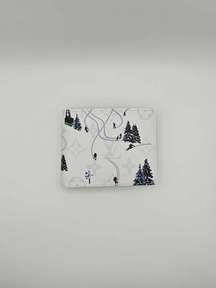 Cartera delgada Louis Vuitton blanca para esquí Foto 3 de 4