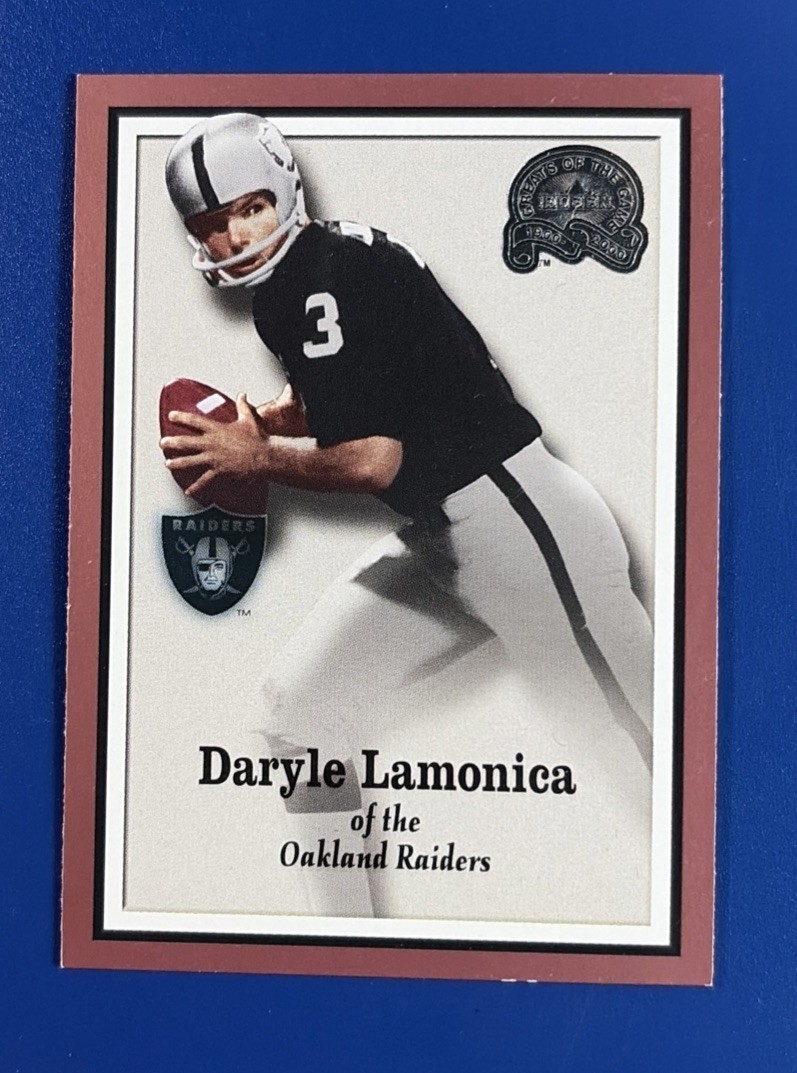 2000 Fleer Greats of the Game Football Daryle Lamonica Oakland Raiders #61