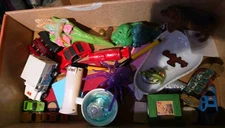 Big Box of Junk Drawer Toys & Misc Items Look Closely