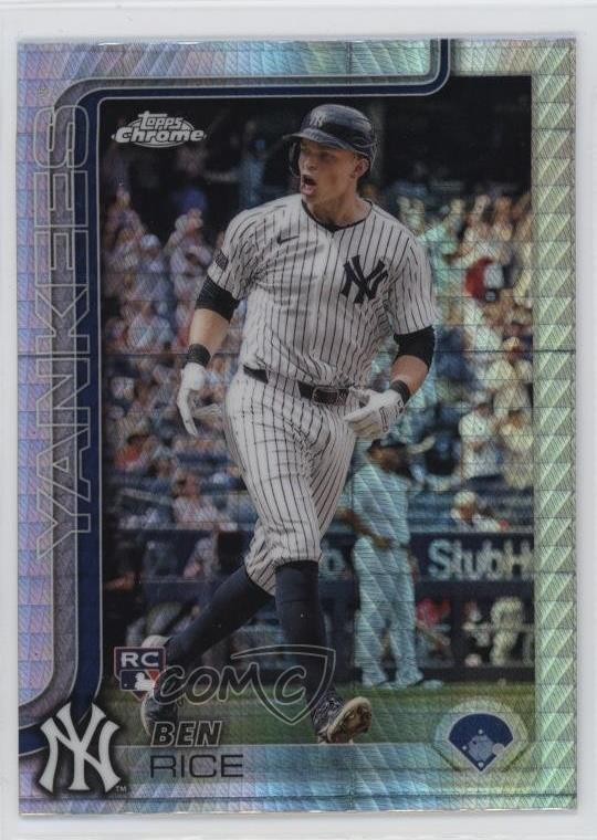 2025 Topps Chrome Prism Refractor Ben Rice #139 06l3