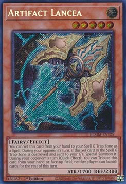 YuGiOh Artifact Lancea BLMM-EN125 Secret Rare Englisch NM 1st