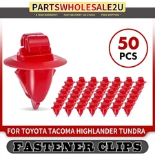 50x 17mm Nylon Fender Moulding Fastener Clips for Toyota Tacoma 2001-2012 Tundra