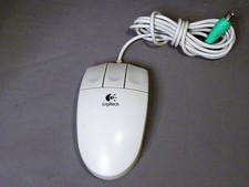 Logitech Logo M-S35 PS/2 3-Button Roller-Ball Mouse Mechanical