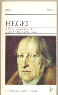 Hegel - A Collection of Critical Essays. [Modern Studies in Philosophy]. Con...