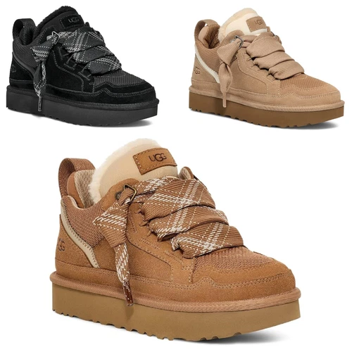 U G G Lowmel Wildleder Turnschuhe Damen Größen Sneaker Schuhe 3 Farben Neu mit Karton - Bild 1 von 22