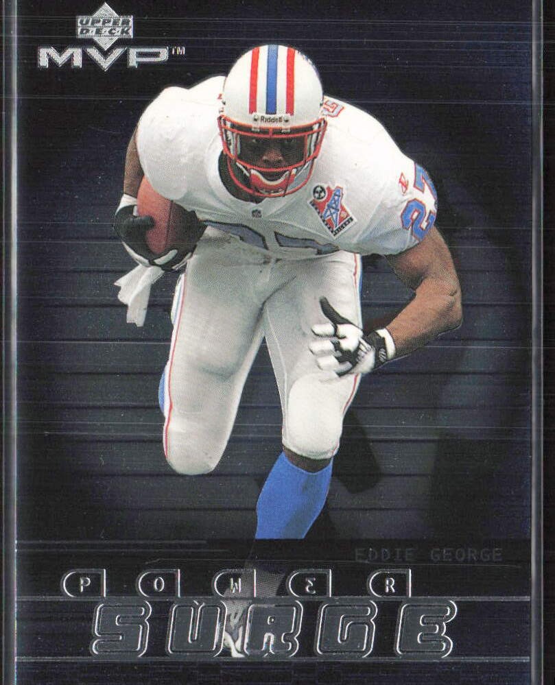 1999 Upper Deck MVP #PS2 Eddie George Power Surge Tennessee Oilers (B1)