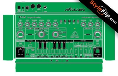 Behringer TD-3 Skin | 7 Bold Designs | Protective Decal | StyleFlip