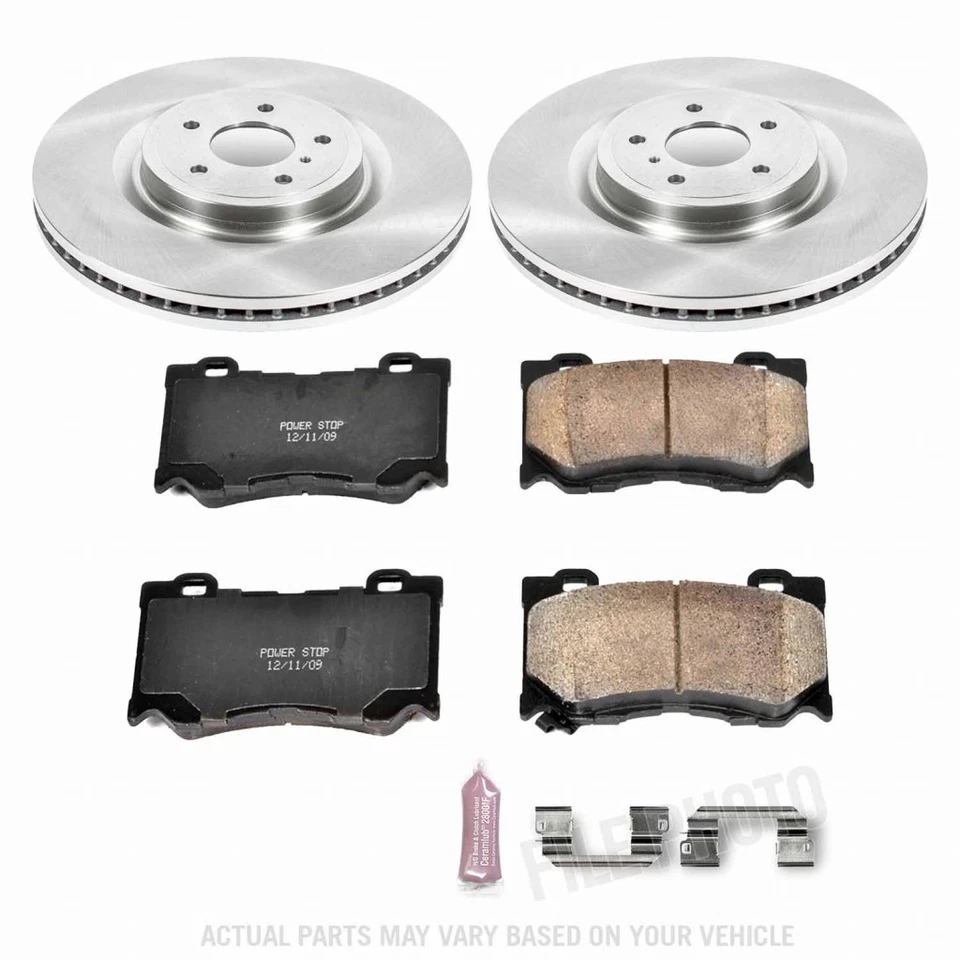 Power Stop Brake Kit For Infiniti FX50 2009 10 11 12 2013 Front Autospecialty - Image 2 of 4