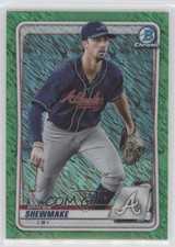 2020 Bowman Chrome Prospects Green Shimmer Refractor 8/99 Braden Shewmake s7f