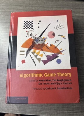 Algorithmic Game Theory Hardcover