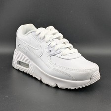 Kids Nike Air Max 90 Low White (PS) Sizes 13, 13.5, & 1 - CD6864-100