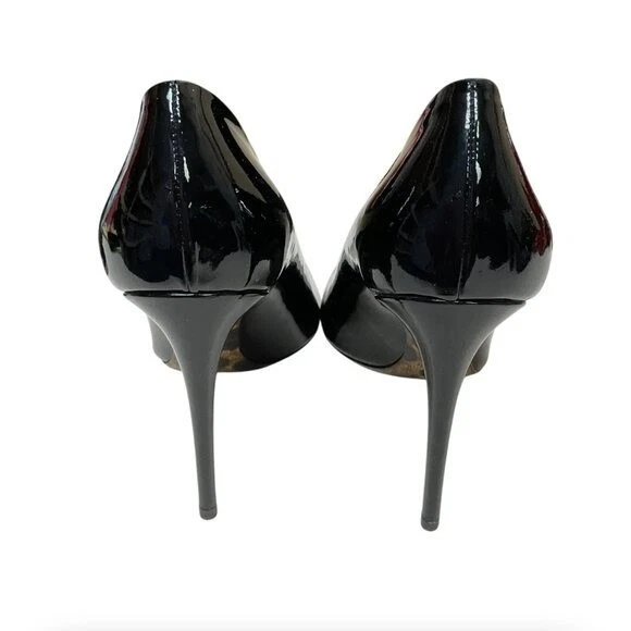 Dolce & Gabbana Negro Charolte Vernice Tacones Talla 8.5, EU 38.5 Foto 3 de 4