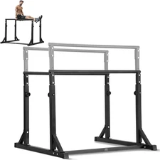 Dip Bar, 800 Lbs Capacity, Heave Duty Dip Stand Station with Adjustable Height,