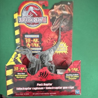 Hasbro Jurassic Park III Re-Ak A-Tak Park Raptor Velociraptor Electronic Sound