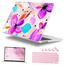 Case for MacBook Air 15 Inch 2025 2024 2023 Release M4 A3241 M3 Trendy floral