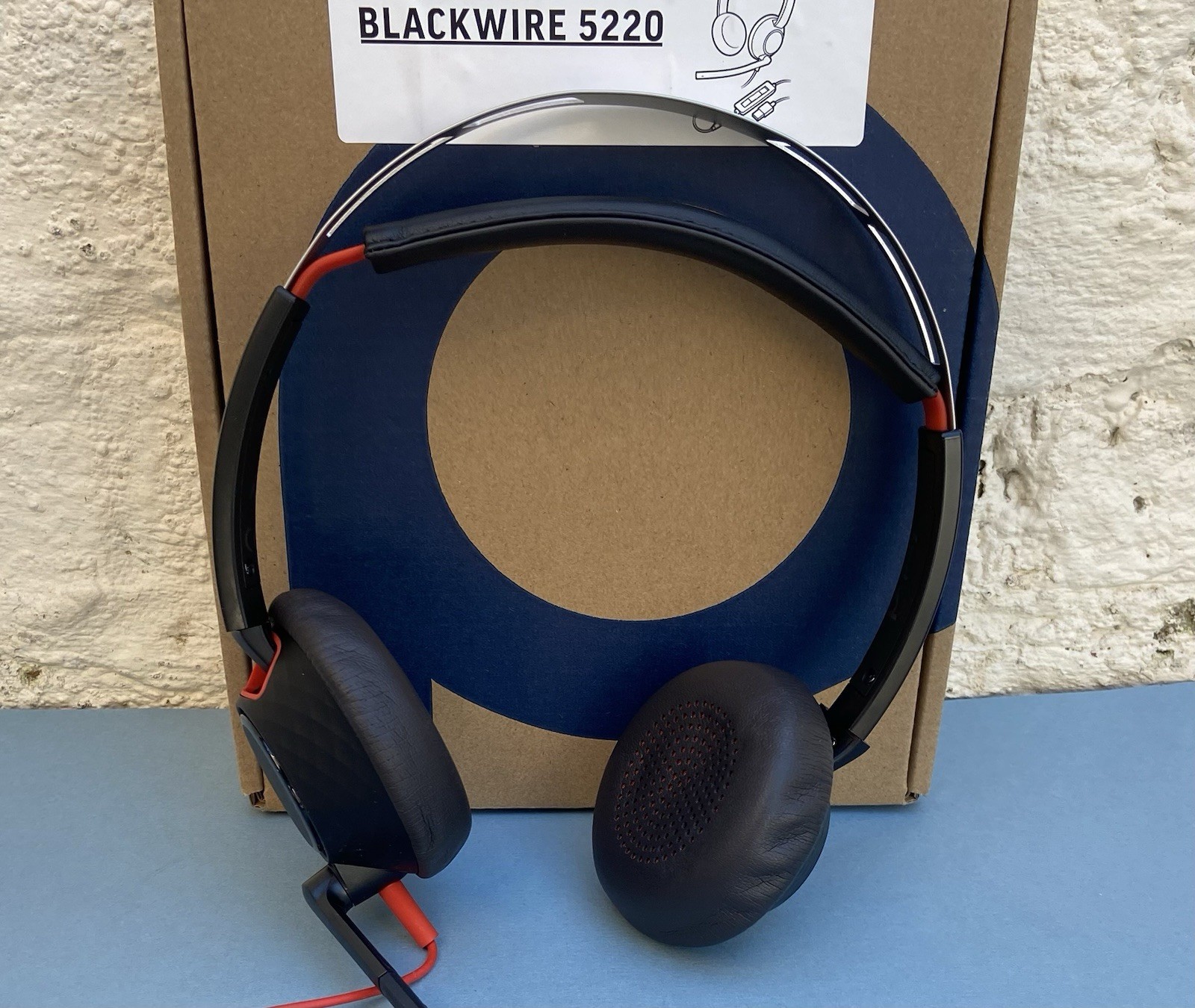 Plantronics Poly Blackwire 5220 Stereo, USB-C & 3.5mm Wired Headset With Mic