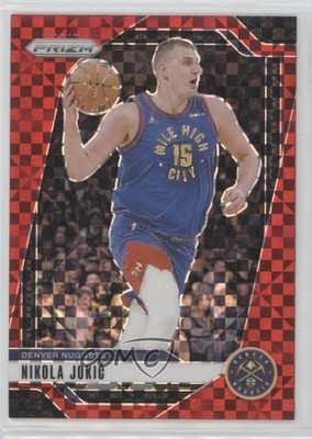 2024-25 Panini Prizm Red Power Prizm 61/75 Nikola Jokic #129 z6j