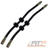 2X Bremsschlauch Bremsleitung Vorne Links + Rechts FÜR VW 1500 1600 1.5 BJ 61-73