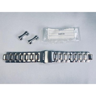 Seiko Premier Echt Edelstahl Uhrenarmband 21mm 4A081LM für SNP072JC