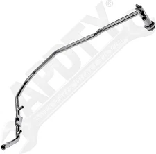 APDTY 737224 Engine Water Pump To Thermostat Bypass Coolant Water Steel Pipe