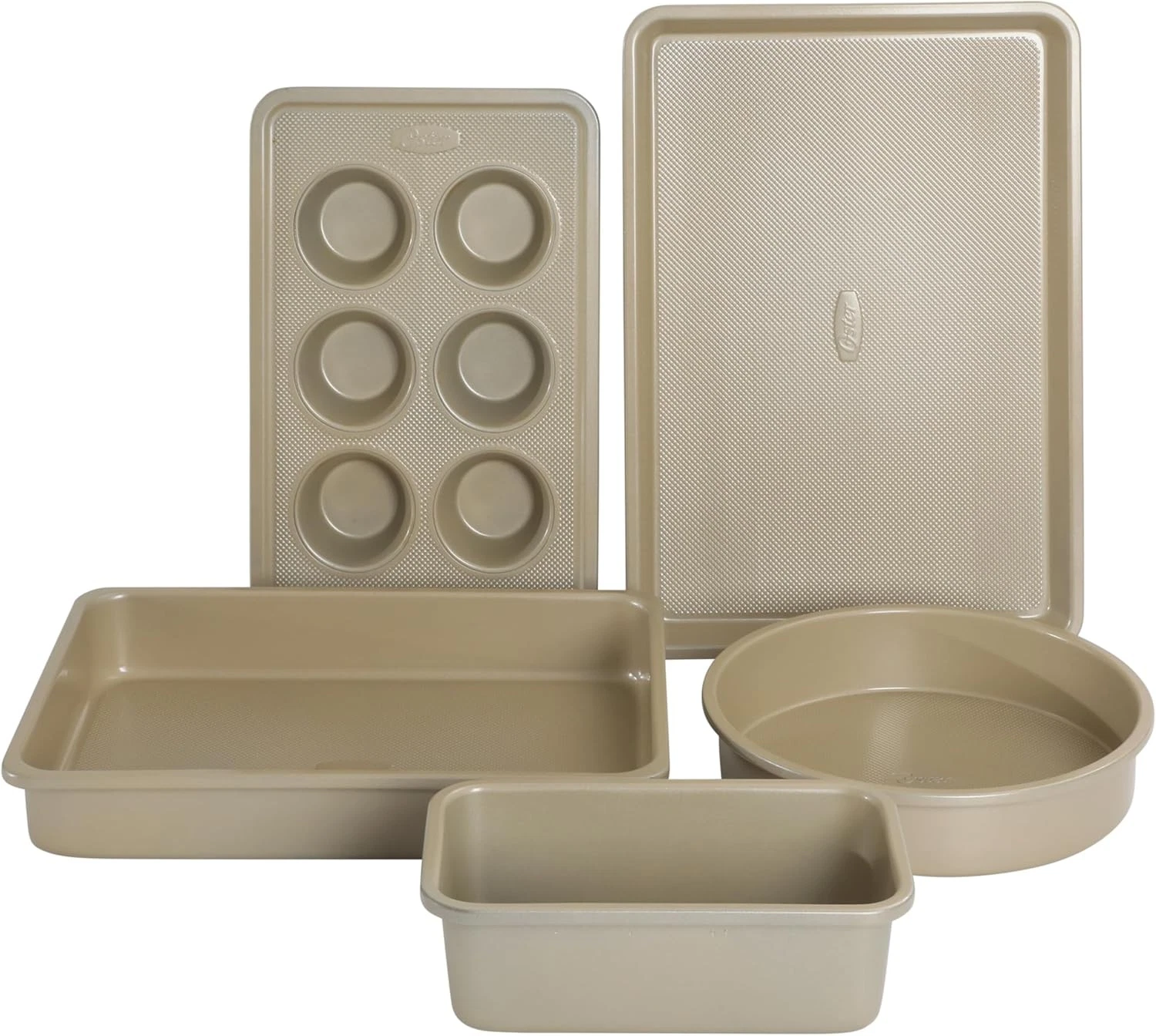 Verlice 5 Piece Carbon Steel Baking Pans Bakeware Set W/Premium PFA Free
