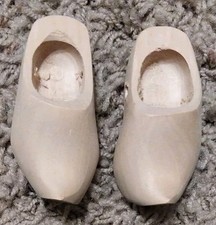Traditional dutch wooden clogs Made In Holland Klompen Vintage Mini Decoration
