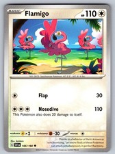 Flamigo 165/198 Uncommon Scarlet & Violet Pokemon Near Mint