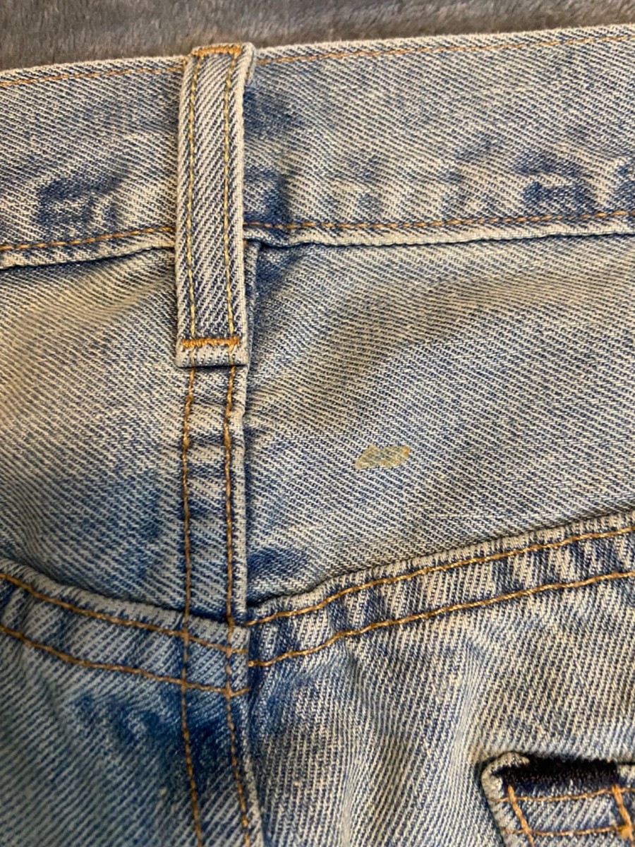 Levis 501 Selvedge 150th Anniversary Sashiko Mens Denim Distressed