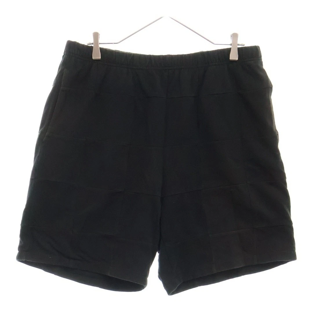Short SUPREME 18AW patchwork piqué logo brodé noir occasion d9c9c5e85d