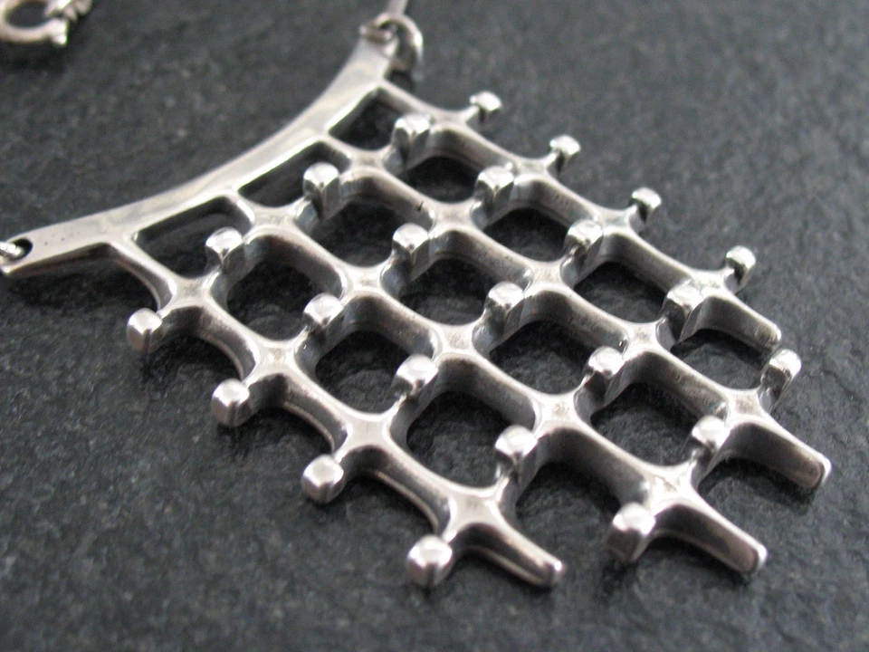 Collier Silber 925 David Andersen Marianne Berg Norwegen Vintage Design Collier - Bild 2 von 4