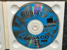Ecco the Dolphin + Sega Arcade Classics Not For Resale (Sega CD) 2 Disc Set