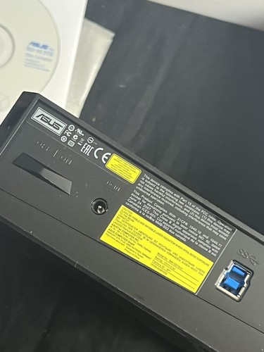 ASUS BW-12D1S-U External 12X Blu-Ray Writer Drive USB 3.0 Blueray H/H Optical - Afbeelding 16 van 16