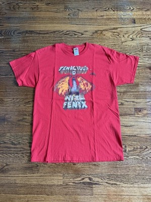Vintage Y2K Tenacious D in the Pick of Destiny Rise Of The Fenix Red T-Shirt XL
