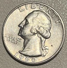1960-D Washington Quarter 90% Silver Denver