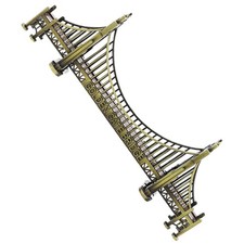  Desk Bridge Craft Model Home Ornaments Architecture Statue Metal Sculpture