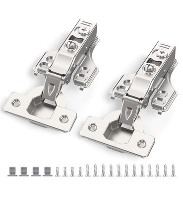 Chibery (50 Pieces) 3/4 inch Overlay Soft Closing Face Frame Cabinet Hinges