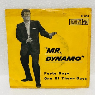 RONNIE HAWKINS VIERZIG DAYS / ONE OF THESE DAYS 7'' 45 RPM 1959 ROULETTE R - 4154